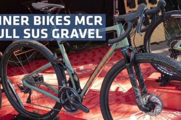 video about a new full suspension gravel bike